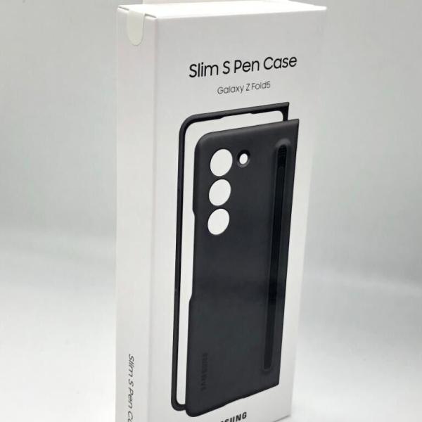 Slim S Pen Case for Samsung Z Fold 6- Fold 5 - Black