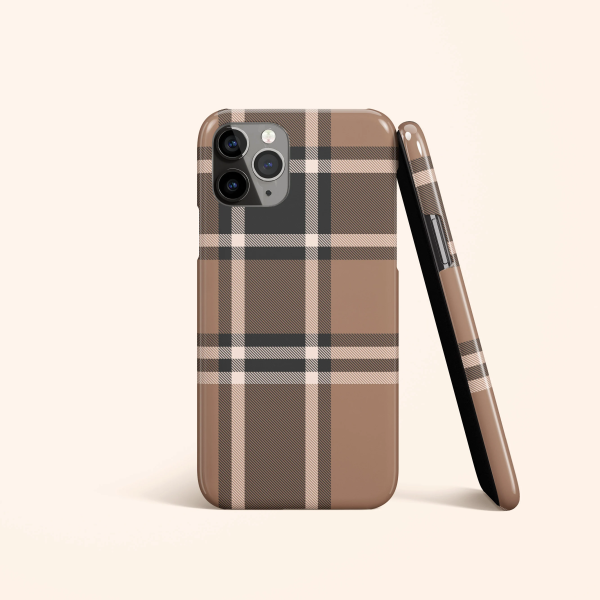 HBD Burberry Design Case For iPhone