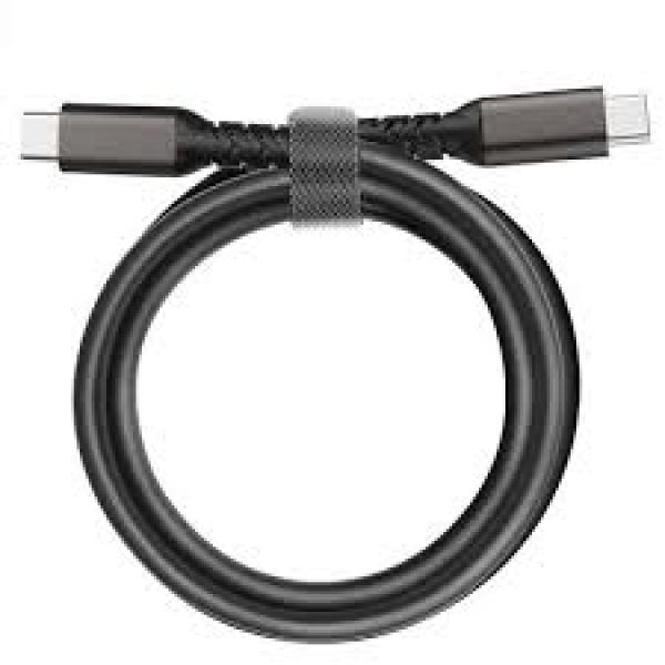 2M Type C to C Cable (Black) For Samsung Phones And Power Banks