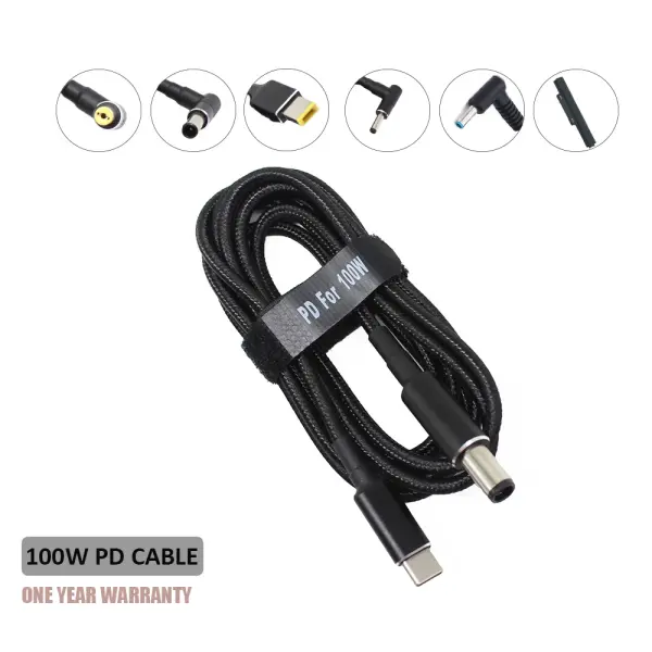 100W USB C Type-C fast Charging PD Power Converter Cable Cord for Laptop