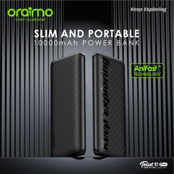 Oraimo Toast 10 Flash 10000mAh