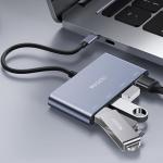 Yesido Type-C to USB 2.0 High Speed Hub Splitter  Silver