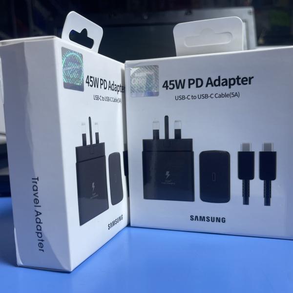 Samsung 45W PD Adapter With USB-C Cable Black