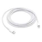 Type C To Type C Cable For iPad & iPhone Fast Charge - Threaded - White