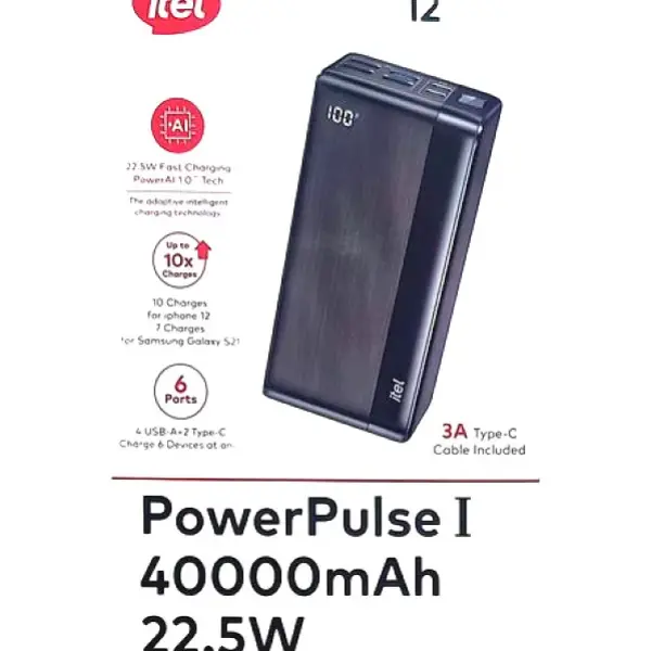 Itel Powerpulse 1 40000Mah 22.5W