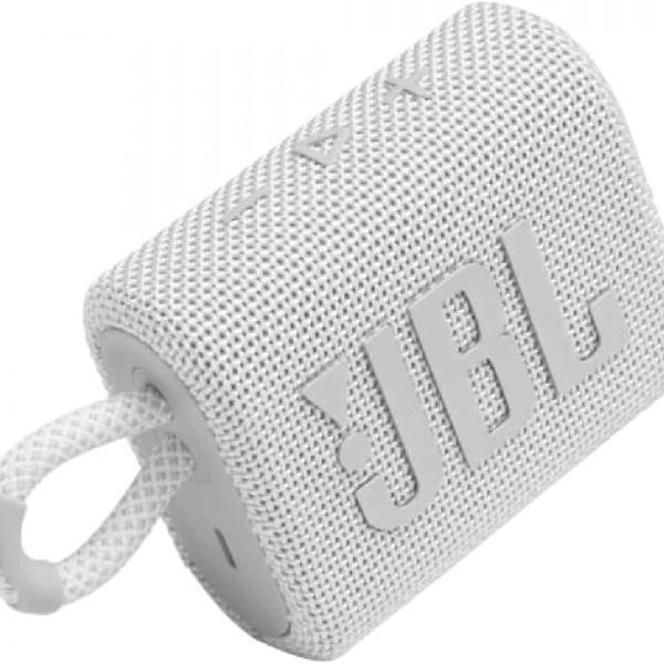 JBL Go 3 Portable Bluetooth Speaker - Water & Dustproof - White