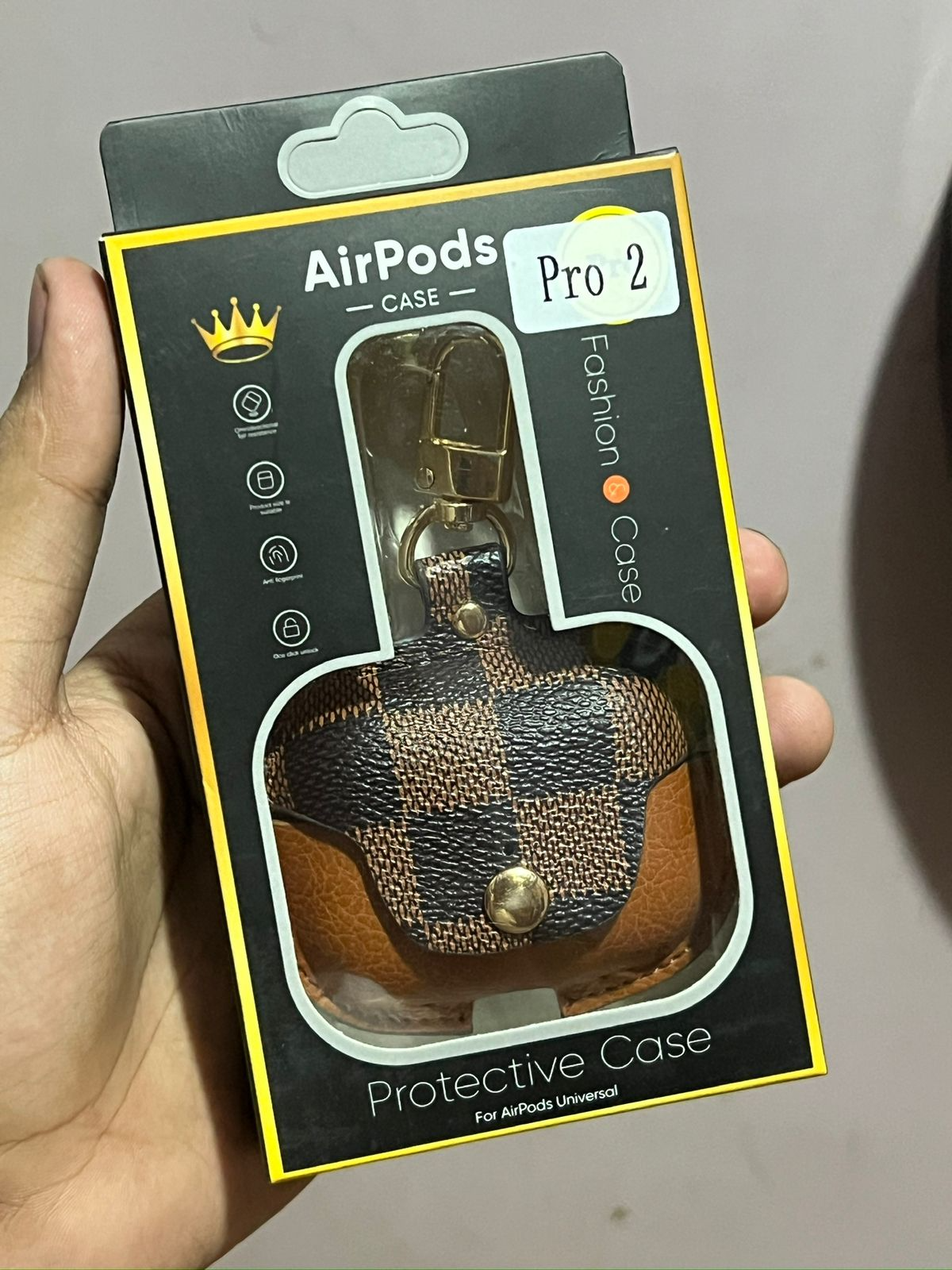 Burberry/ Gucci/ Fendi Leather Case for Airpod Pro