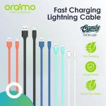 Oraimo Candy Cable Lightning - USB -C - Micro USB Fast Charging Flat Cable