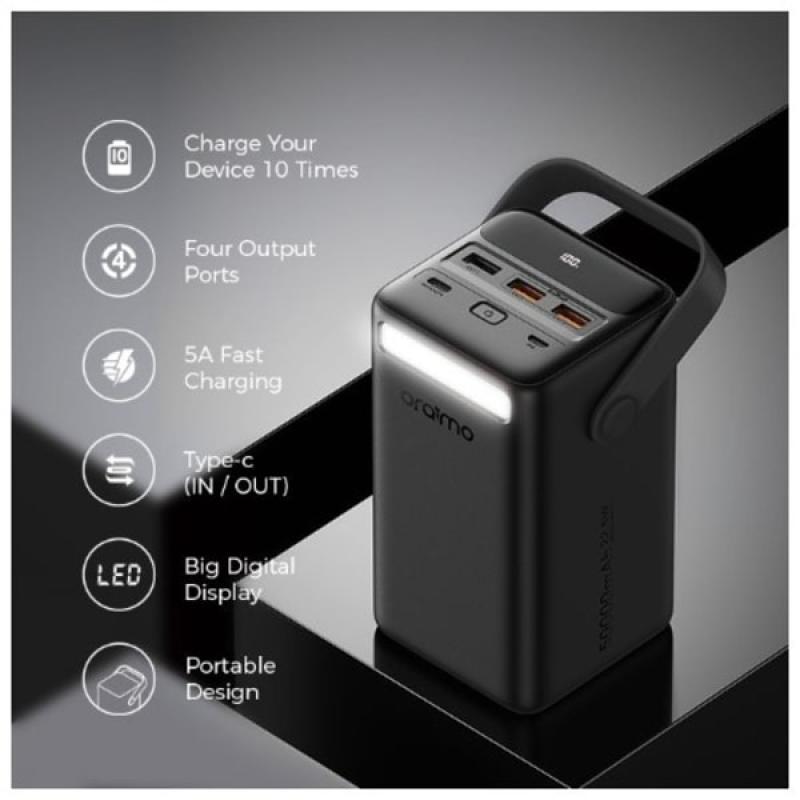 Oraimo Power Bank with Four Output Ports - 50,000mAh