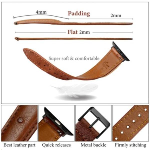 Great Case Leather Smart  Wrist Watch  Strap