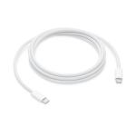 Type C To Type C Cable For iPad & iPhone Fast Charge - Threaded - White