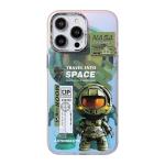 iPhone Fluorescent Laser Astronaut Phone Case  - 15