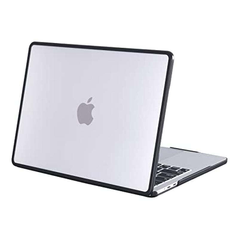 PC FROSTED CASE - TPU FRAME PROTECTION FOR MACBOOK AIR 13 - White