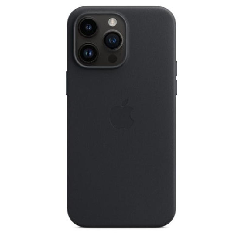 Back Cover Leather Case for iPhone - Black