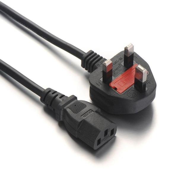 Universal Power Cable for Printer, Laptop and Playstation - Black - Authentic - USED