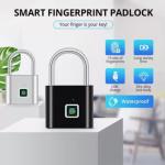 WiWu FingerPrint Padlock Silver