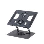 Laptop Stand V4.1 - Radiator with dual fan cooling - Silver