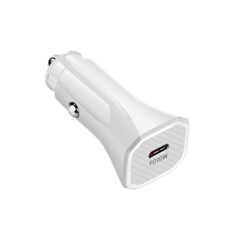 iPhone Car Charger USB-C 20W - White