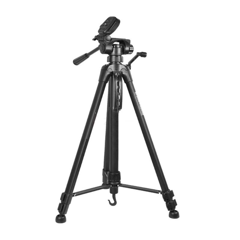 WEIFENG WT-3540 Tripod with Damping Head Fluid Pan camera DV Phone VCR Video + Phone clip - Black