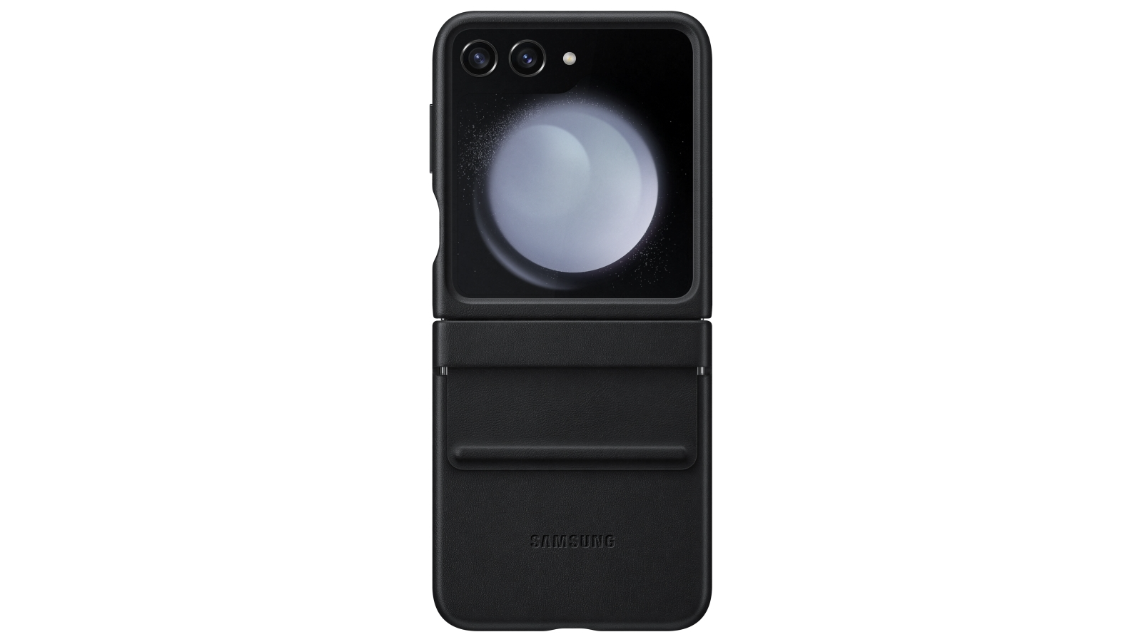 Leather Case For Samsung Galaxy z Flip 5 Black