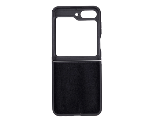 Leather Case For Samsung Galaxy z Flip 5 Black