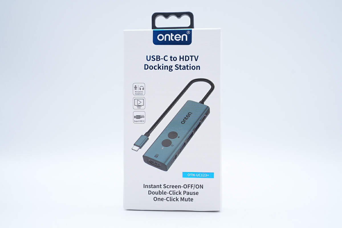 Onten USB-C to HDTV Docking Station UC123+
