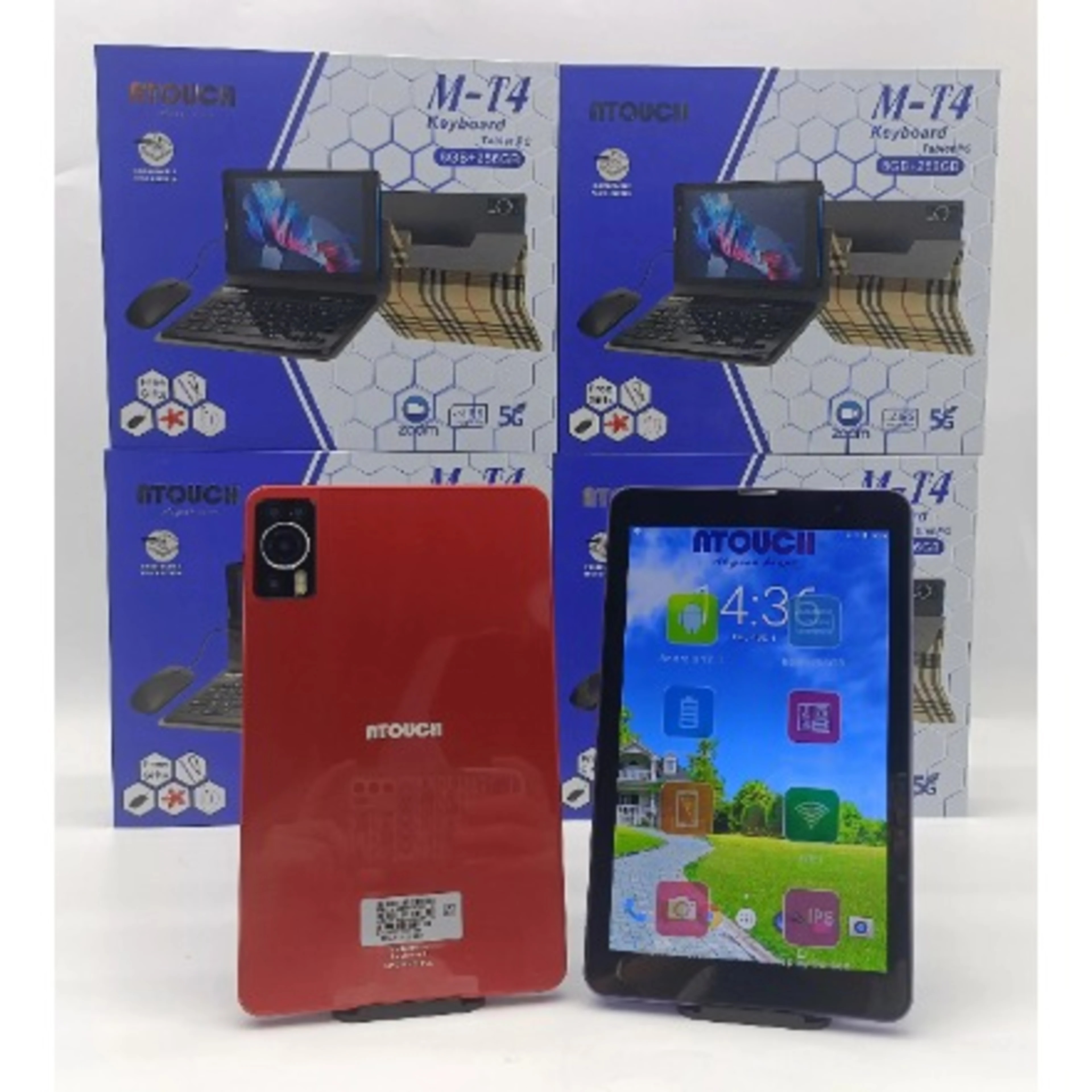 Atouch M-T4 Tablet PC with Keyboard 5G SIM Enabled + WiFi - 8000mAh
