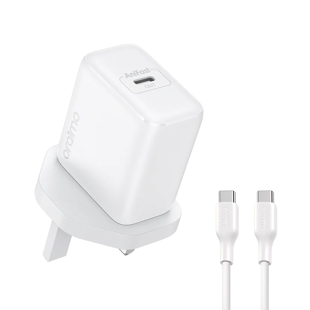 Oraimo PowerCube 202  20W Mini Fast Charger | Type C to Type C