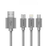 ROMOSS 2-IN-1 DATA CHARGING CABLE (TYPE-C TO LIGHTNING & TYPE-C)