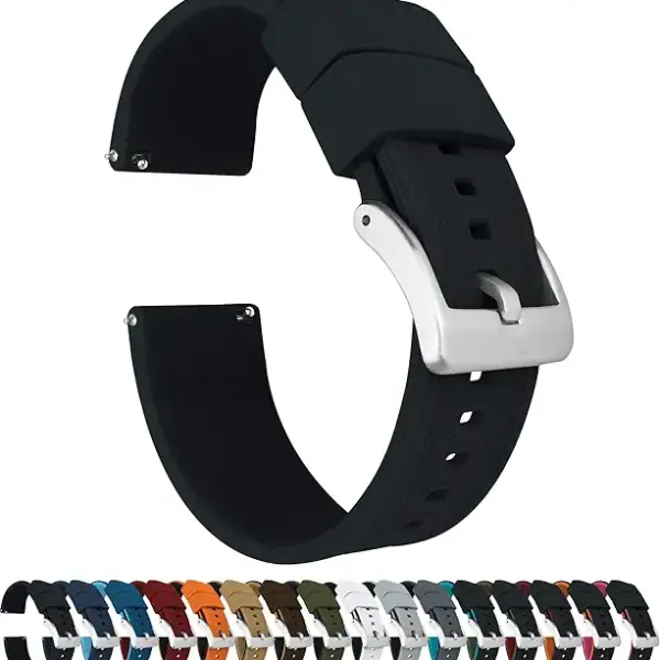 Plain Silicone Strap For Smart Watch