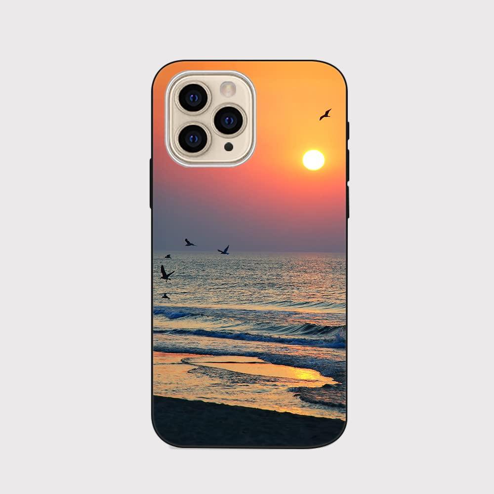 Sunset Aurora Hard PC+TPU Case For Iphone 13Pro