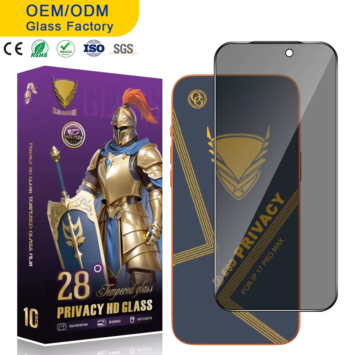 Premium High Quality Tempered Screen Protector For iPhone