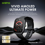 ORAIMO - Watch Nova AM 2.01" AMOLED Screen Curved Cover Smart Watch